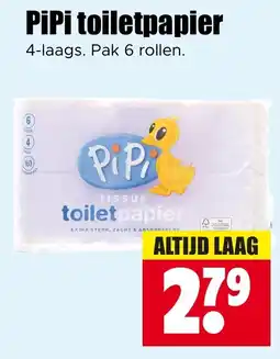 Dirk PiPi toiletpapier aanbieding