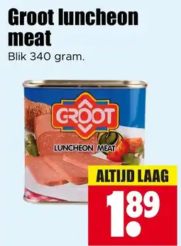 Dirk Groot luncheon meat aanbieding