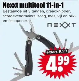 Dirk Nexxt multitool 11 in 1 aanbieding