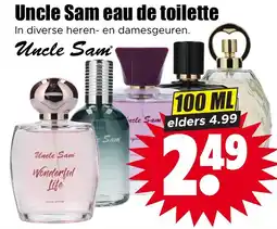 Dirk Uncle Sam eau de toilette aanbieding