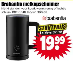 Dirk Brabantia melkopschuimer aanbieding