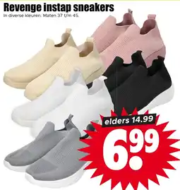 Dirk Revenge instap sneakers aanbieding