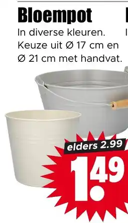 Dirk Bloempot aanbieding