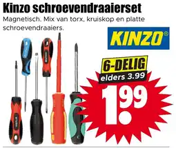 Dirk Kinzo schroevendraaierset aanbieding