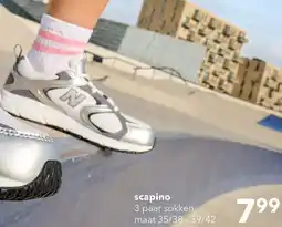 Scapino Scapino 3 paar sokken aanbieding