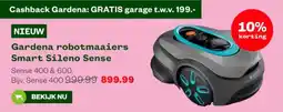 Welkoop Gardena robotmaaiers Smart Sileno Sense aanbieding