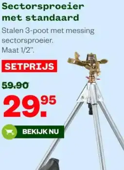 Welkoop Sectorsproeier met standaard aanbieding