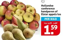 Hoogvliet Hollandse conference handperen of Elstar appels los aanbieding