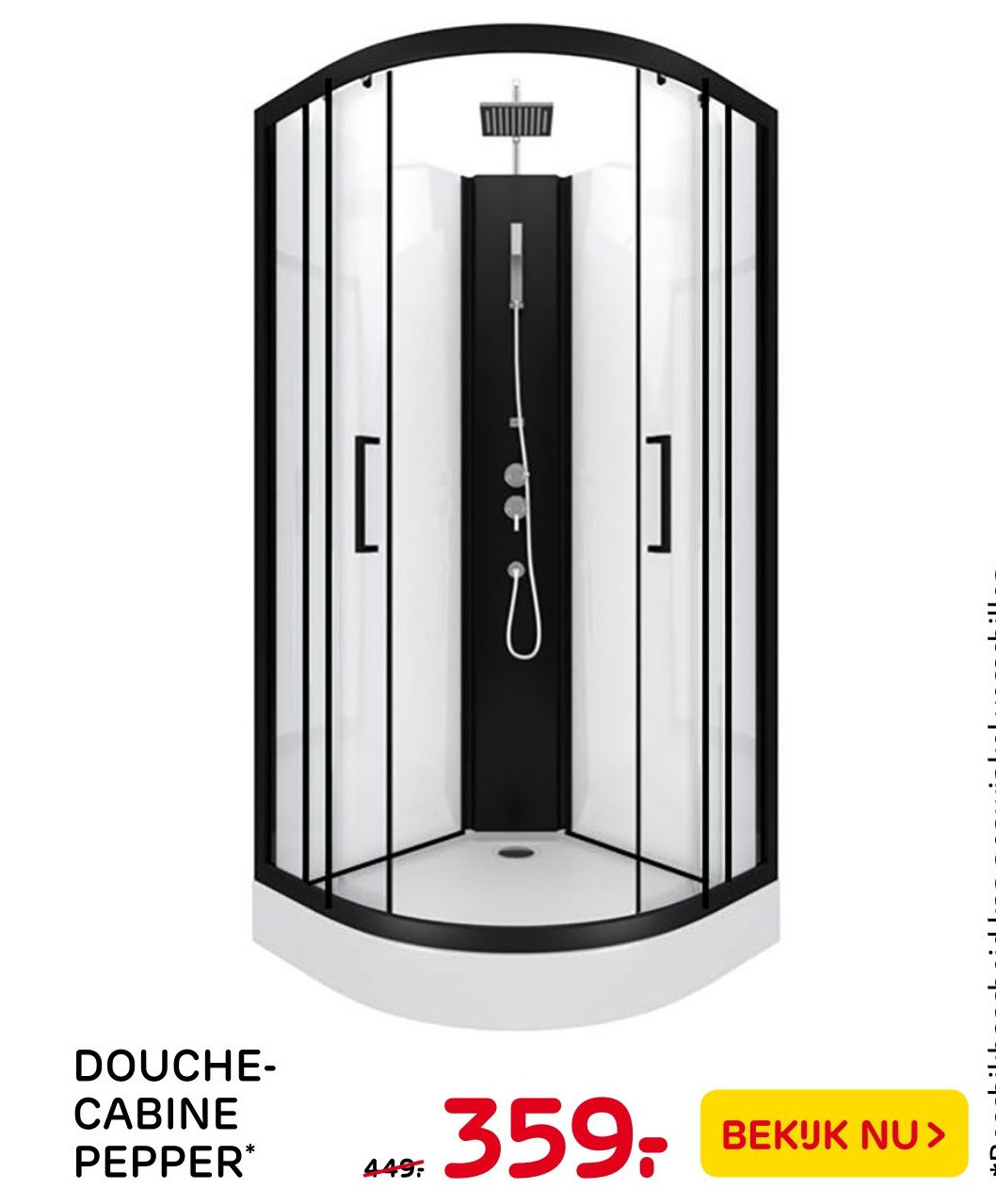 Douchecabine Pepper aanbieding bij Praxis