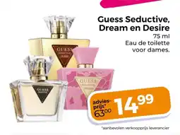 Trekpleister Guess Seductive, Dream en Desire aanbieding