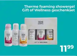 Trekpleister Therme foaming showergel gift of wellness geschenkset aanbieding