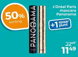Trekpleister L'oréal paris mascara panorama aanbieding