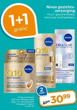 Trekpleister Nivea gezichtsverzorging aanbieding