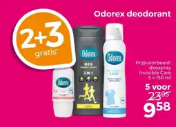 Trekpleister Odorex deodorant aanbieding
