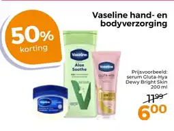 Trekpleister Vaseline hand en bodyverzorging aanbieding