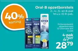 Trekpleister Oral-b opzetborstels aanbieding