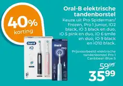 Trekpleister Oral-b elektrische tandenborstel aanbieding
