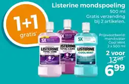 Trekpleister Listerine total care listerine aanbieding