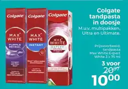 Trekpleister Colgate tandpasta in doosje aanbieding