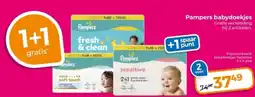 Trekpleister Pampers babydoekjes aanbieding