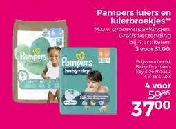 Trekpleister Pampers luiers en luierbroekjes aanbieding