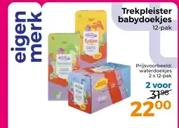 Trekpleister Trekpleister babydoekjes aanbieding