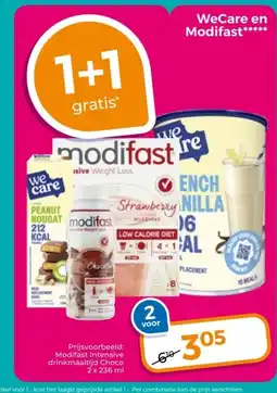 Trekpleister Wecare en modifast aanbieding