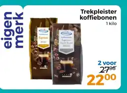Trekpleister Trekpleister koffiebonen aanbieding