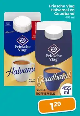 Trekpleister Friesche Vlag Halvamel en Goudband aanbieding