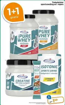 Trekpleister Trekpleister sportvoeding en -repen aanbieding