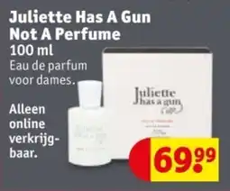 Kruidvat Juliette Has A Gun Not A Perfume aanbieding