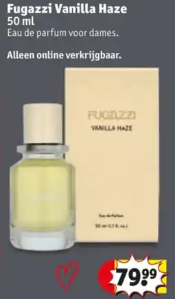 Kruidvat Fugazzi vanilla haze aanbieding
