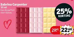 Kruidvat Sabrina Carpenter aanbieding