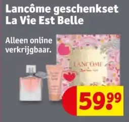 Kruidvat Lancôme geschenkset la vie est belle aanbieding