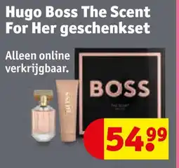 Kruidvat Hugo boss the scent for her geschenkset aanbieding