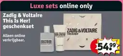 Kruidvat Zadig & Voltaire This Is Her! geschenkset aanbieding