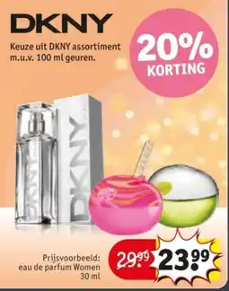 Kruidvat DKNY aanbieding