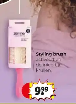 Kruidvat Styling brush aanbieding