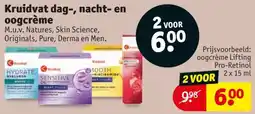 Kruidvat Kruidvat dag nacht en oogcrème aanbieding