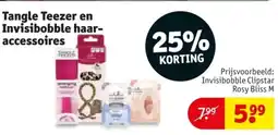 Kruidvat Tangle teezer en invisibobble haar accessoires aanbieding