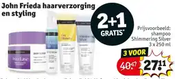 Kruidvat John frieda haarverzorging en styling aanbieding