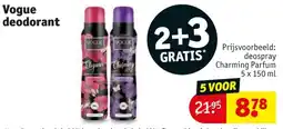 Kruidvat Vogue deodorant aanbieding
