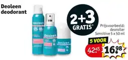 Kruidvat Deoleen deodorant aanbieding