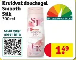 Kruidvat Kruidvat douchegel smooth silk aanbieding