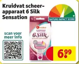 Kruidvat Kruidvat scheer apparaat 6 silk sensation aanbieding