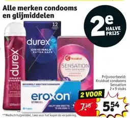 Kruidvat Alle merken condooms en glijmiddelen aanbieding