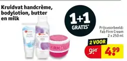 Kruidvat Kruidvat handcrème, bodylotion, butter en milk aanbieding