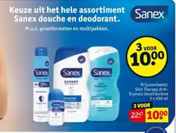 Kruidvat Keuze uit het hele assortiment sanex douche en deodorant aanbieding