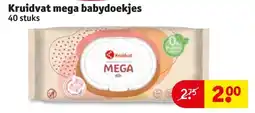 Kruidvat Kruidvat mega babydoekjes aanbieding