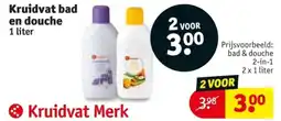 Kruidvat Kruidvat bad en douche aanbieding